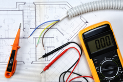 Electrical command and protection equipment and tools for operating in compliance with the safety standards of a residential project